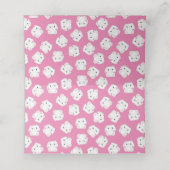 バニーラビットベビーシャワーピンク プレイスカード (内部開封)