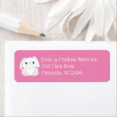 バニーラビットベビーシャワーピンク ラベル (インサイチュ)