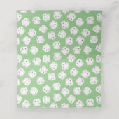 バニーラビットベビーシャワー プレイスカード (内部開封)