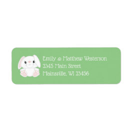 バニーラビットベビーシャワー ラベル