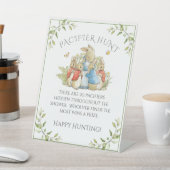 バニーラビットベビーシャワー 台座サイン (インサイチュ)