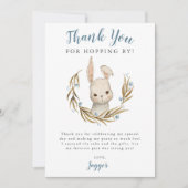 バニーラビットボーイバースデーパーティー サンキューカード (正面)