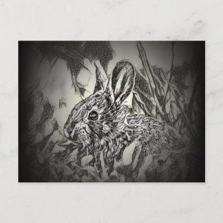 バニーラビットポストカード – ヤードクリッター ポストカード