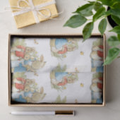 バニーラビット男の赤ちゃんガールシャワー 薄葉紙 (ギフト)