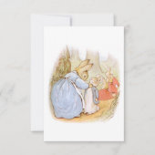 バニーラビット空白のヴィンテージ サンキューカード (正面)