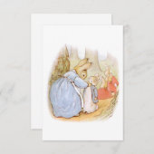 バニーラビット空白のヴィンテージ サンキューカード (正面/裏面)