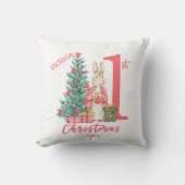 バニーラビット1stパーソナライズ初めてのクリスマス クッション (正面)