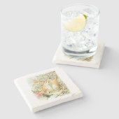 バニーラビット：ブラックベリー狩り（ビアトリックス・ポッター） ストーンコースター (横)