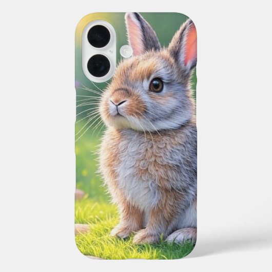 バニーラビットiPhone 16ケース Case-Mate iPhoneケース (裏面)