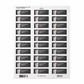 バニーラビ結婚ッツのカップル差出人住所 ラベル (フルシート)