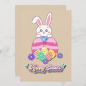 バニーラブアンドイースター応援 招待状 (正面/裏面)