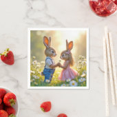 バニーロマンスデイジー場 スタンダードカクテルナプキン (インサイチュ)