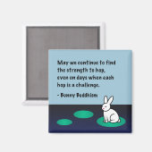 バニー仏教「ホップの強さ」磁石 マグネット (正面/裏面)