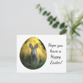バニー付きイースターエッグ ポストカード (スタンド正面)