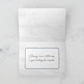 バニー付き白いクリスマスツリー シーズンカード (内部)