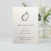 バニー出産のお知クラシックらせ伝統的, 案内状 (スタンド正面)