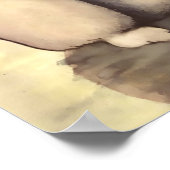 バニー子供部屋ポスター付き眠い小さな子供 ポスター (角)