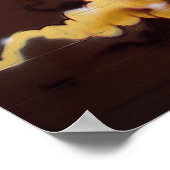 バニー子猫絵を描スプレー ポスター (角)