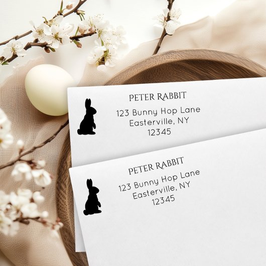 バニー差出人住所 セルフインキングスタンプ