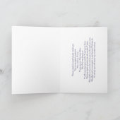 バニー悔やみや弔慰 カード (内部)