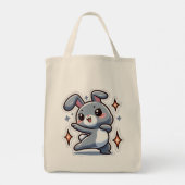 バニー愛好家のためのニンジンではなく、夢を追う トートバッグ (裏面)