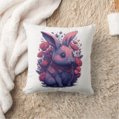 バニー愛好家の贈り物 クッション (ブランケット)