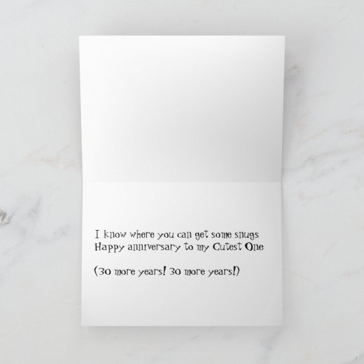 バニー愛記念日 カード (内部)