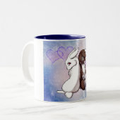 バニー愛 ツートーンマグカップ (正面左)