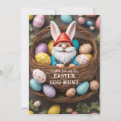 バニー格言インバスケットイースターエッグ狩り 招待状 (正面)
