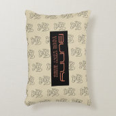 バニー模様 アクセントクッション (正面(垂直))