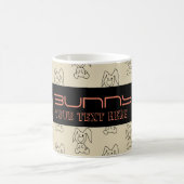 バニー模様 コーヒーマグカップ (中央)