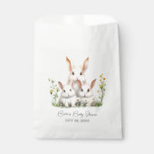 バニー男女兼用ベイビーシャワー フェイバーバッグ (正面)