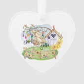 バニー祝イースターの日 オーナメント (正面)