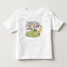 バニー祝イースターの日 トドラーTシャツ