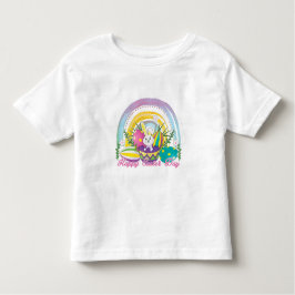 バニー祝イースターの日 トドラーTシャツ