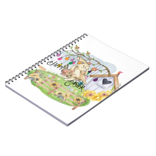 バニー祝イースターの日 ノートブック (左側)