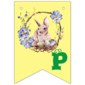 バニー祝イースターの日 バンティングフラッグ (第3の旗)