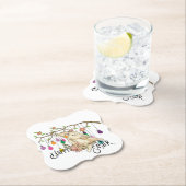 バニー祝イースターの日 ペーパーコースター (インサイチュ)