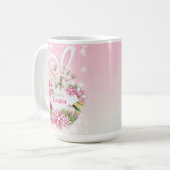 バニー祝イースターデーコーヒーマグ コーヒーマグカップ (正面左)