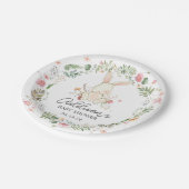 バニー紙プレート、復活祭プレート、 ペーパープレート (アングル)