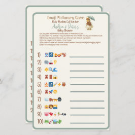 バニー素朴赤ちゃんシャワー絵文字