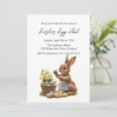 バニー絵を描ズエッグイースターエッグ狩り 招待状 (スタンド正面)