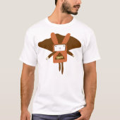 バニー耳つきヒーローロボット Tシャツ (正面)
