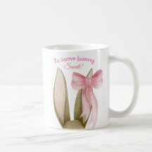 バニー耳のイースターと数種類のバニー甘い可愛いピンク