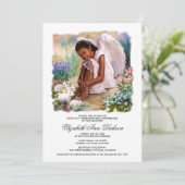 バニー聖餐式の小さな天使 招待状 (スタンド正面)