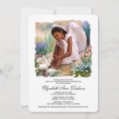 バニー聖餐式の小さな天使 招待状 (正面)