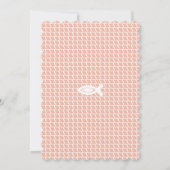 バニー聖餐式の小さな天使 招待状 (裏面)