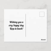 バニー葉書 ポストカード (裏面)