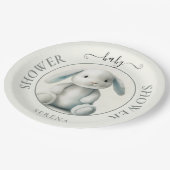 バニー詰まったバニーシャワー ペーパープレート (アングル)