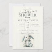 バニー詰まったバニーシャワー 招待状 (正面)